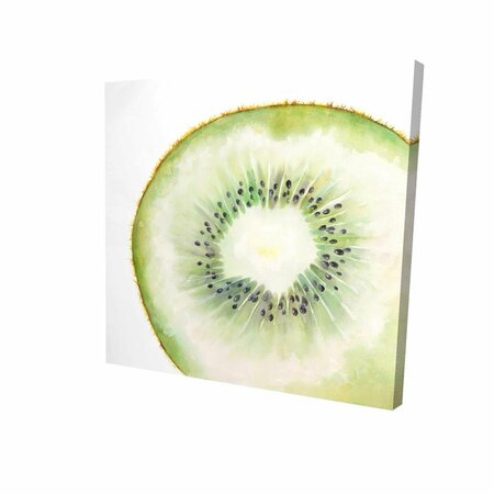 FONDO 16 x 16 in. Kiwi Slice-Print on Canvas FO2789713